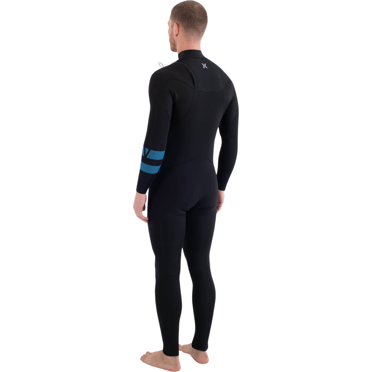 2026 Hurley M&auml;nner Advant 4/3mm Brustrei&szlig;verschluss Neoprenanzug MFS0013423 - Black1